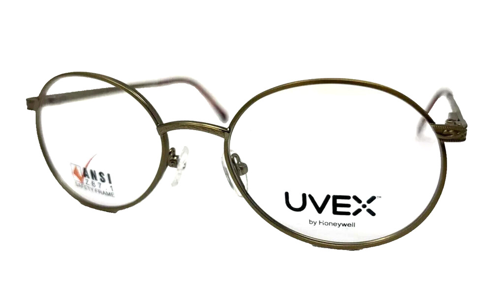UVEX BY SPERIAN RC109 ANTIQUE GOLD TITMUS SAFTY EYEGLASSES FRAME